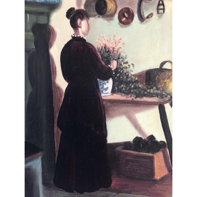 Figurative Composition, 1940s, Oil Painting on Canvas, Framed For Sale - Image 10 of 15