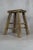 Vintage Rustic Stool in Elm For Sale - Image 5 of 5