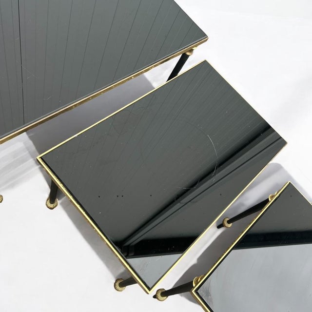 Tables from Maison Baguès, 1950s, Set of 3 For Sale - Image 13 of 15