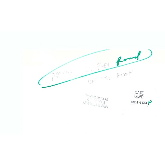 Realism 1983 Miami Beach Arthur Godfrey Road Photograph by C W Griffith For Sale - Image 3 of 3