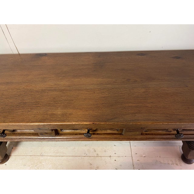 Antique Spanish Coffee Table with Solomonic Legs For Sale - Image 4 of 18