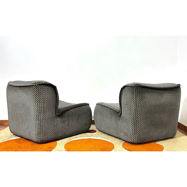 Calida Lounge Chairs by Architect Giudici for Coim, 1970s, Set of 2 For Sale - Image 14 of 17