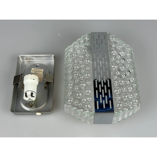 Space Age Chrome and Glass Bubble Wall Lamp from Hustadt Leuchten, 1960s For Sale - Image 17 of 18