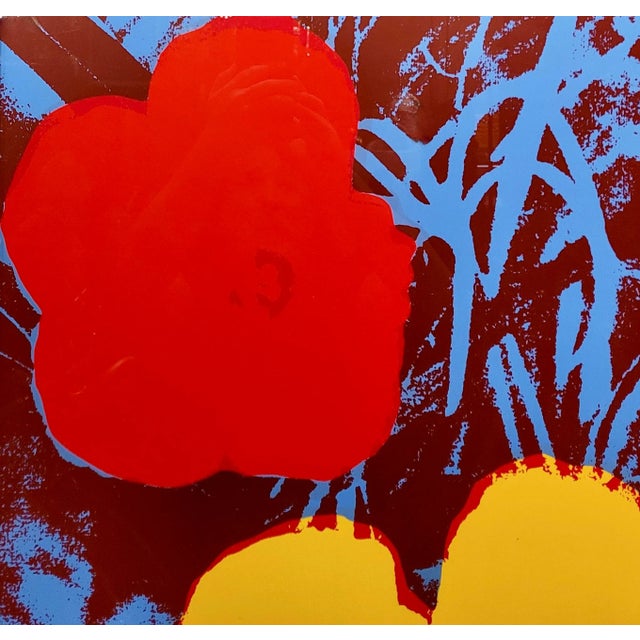 American Vintage Andy Warhol Flower Screenprint by Sunday B. Morning For Sale - Image 3 of 7