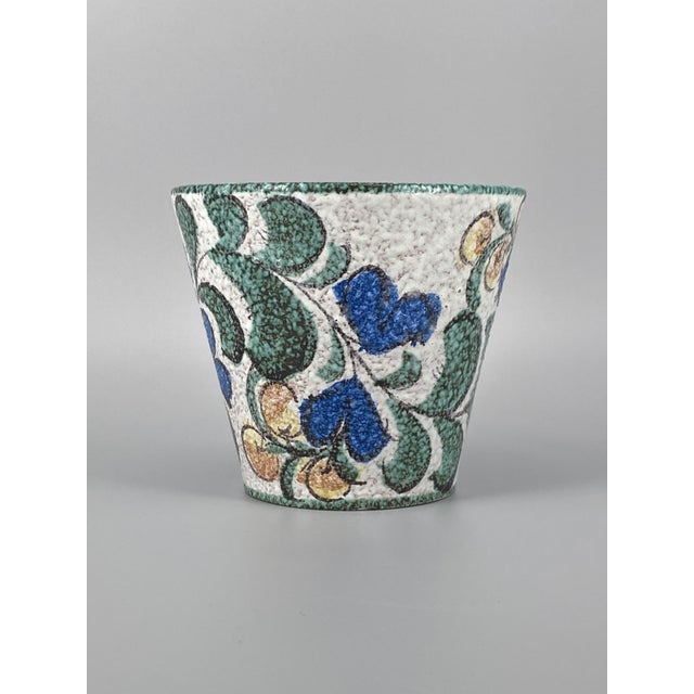 A flower pot * by Ruscha Keramik * Planter/flower pot perfect for a houseplant * Material: Ceramic * West German Pottery *...
