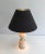 Philippe Barbier, Travertine and Chrome Table Lamp, French, circa 1970 For Sale - Image 9 of 13
