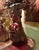 Celadon Early 20th Century Art Nouveau Estial Austria Porcelain Vase With Applied Roses For Sale - Image 8 of 11