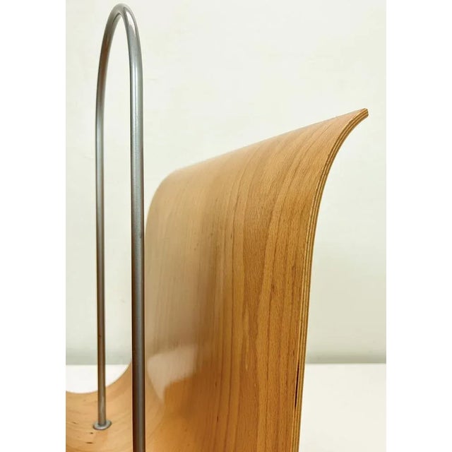 Tan Mid-Century Modern Magazine Rack by Ligne Roset, France, 1970s For Sale - Image 8 of 11