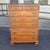 1960s American Colonial Revival Cherry Seven-Drawer Chest-on-Chest For Sale - Image 4 of 11