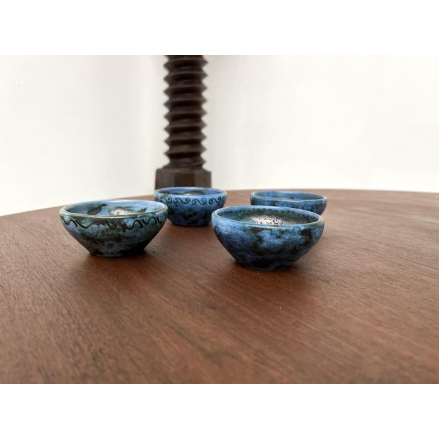 1960s Earthenware Bowls from Jacques Blin, 1960s, Set of 4 For Sale - Image 5 of 7