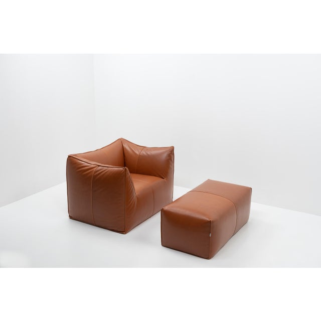 Mario Bellini Set of Vintage Le Bambole Lounge Chair and Ottoman by Mario Bellini for B&B Italia, 2000s For Sale - Image 4 of 12