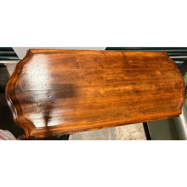 Wood Early 19th Century Victorian Style Walnut Parlor Table For Sale - Image 7 of 7