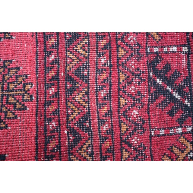 Hand Knotted Vintage Afghan Kunduzi Rug For Sale - Image 6 of 6