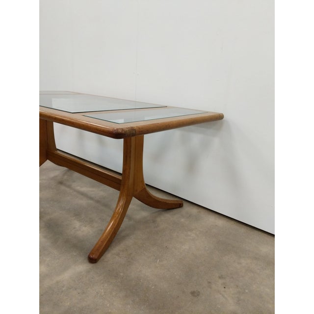 Brown Vintage Mid Century Modern Coffee Table Attributed to Nathan Furniture For Sale - Image 8 of 8
