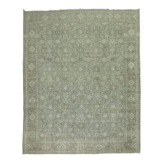 Antique Persian Tabriz - 9' x 12'8" For Sale