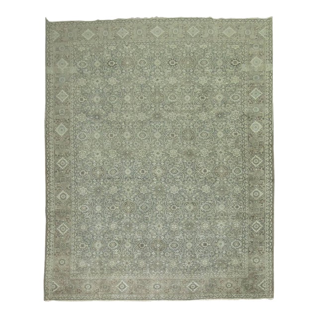 Antique Persian Tabriz - 9' x 12'8" For Sale