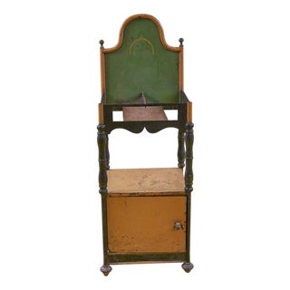 Metal Bedside Table, 1900s For Sale