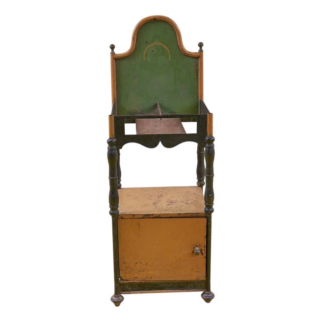 Metal Bedside Table, 1900s For Sale