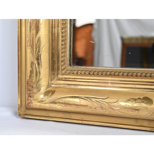 Mid 19th Century Louis Philippe Mirror in Gilded Wood For Sale - Image 15 of 18