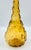 1950s Vintage Italian Empoli Amber Glass Decanter Genie Bottle Bud Vase No Stopper For Sale - Image 5 of 8