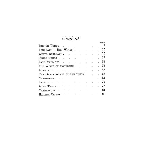 1920s "French Wines & Havana Cigars" 1929 Griswold, Frank Gray For Sale - Image 5 of 7