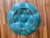 Mid 20th Century French Gien Faience Turquoise Oyster Plate, Mid 20th Century For Sale - Image 5 of 6
