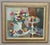 1960s Ellis Wallin, Flowers and Fruit, 1968, Oil on Canvas, Framed For Sale - Image 5 of 16