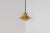 1970s Brass Colored Pendant Light by Frandsen For Sale - Image 5 of 11