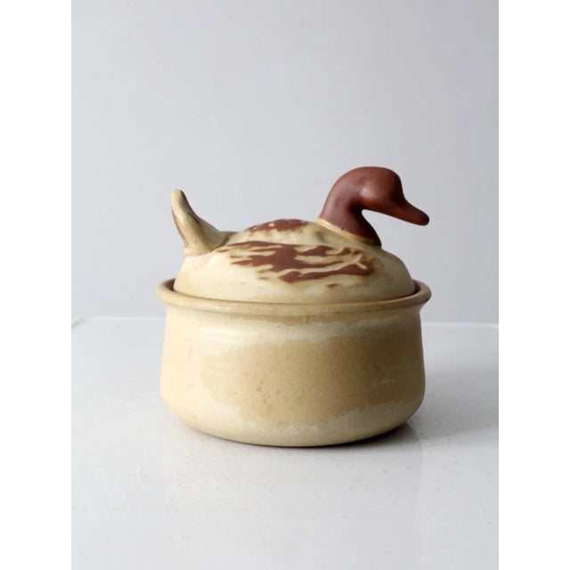 Cream Vintage Covered Duck Tureen For Sale - Image 8 of 10