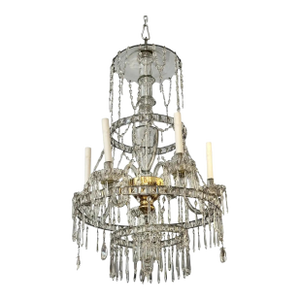 19th Century Swedish Neoclassical Chandelier