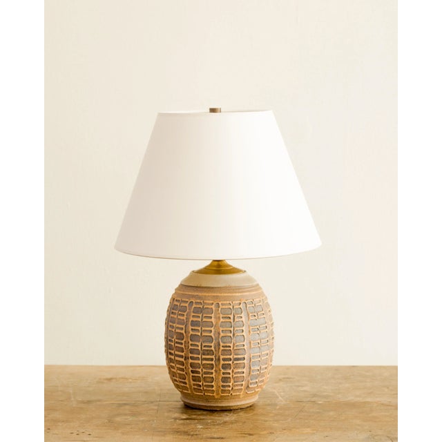 1960s 1960s Bob Kinzie | Stoneware Table Lamp For Sale - Image 5 of 5