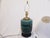This 19th Century Chinese ceramic vase is made into a lamp with updated wiring, wooden base and 18"Diameter paper shade....