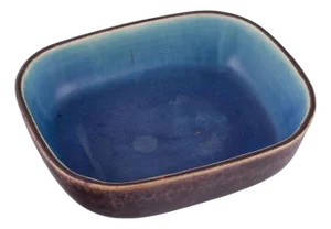 Large Mid-Century Rectangular Ceramic Bowl by Eva Stæhr-Nielsen for Saxbo