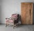 Farmhouse 1980s Large Scale Rustic Mediterranean Style Tapestry Lounge Chair For Sale - Image 3 of 11