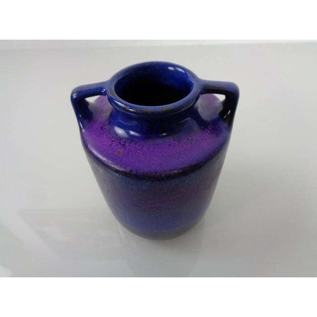Mid-Century Modern Purple and Blue Ceramic Model 3301 Vase from Marei, Germany, 1960s For Sale - Image 3 of 18