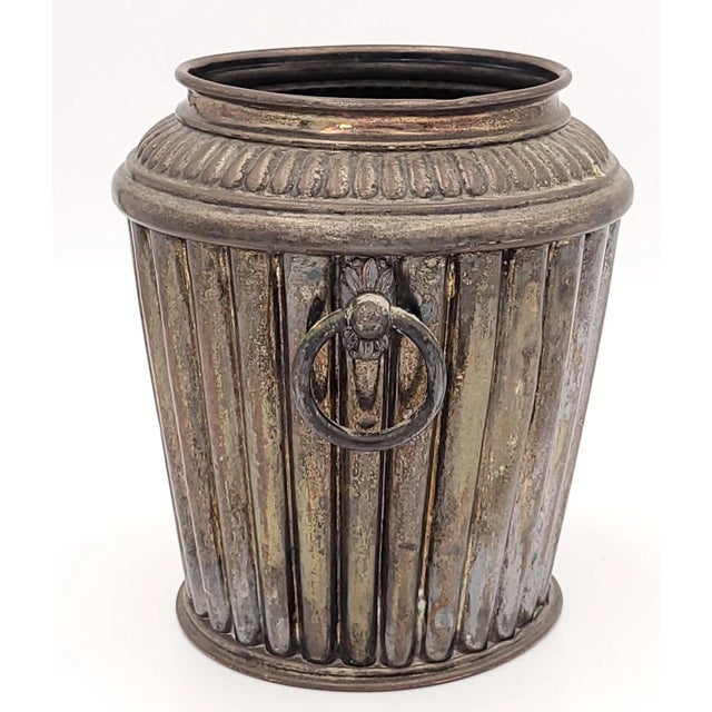 Mid 19th Century Silver-Plated Wine Cooler, Italy Circa 1860 For Sale - Image 5 of 10