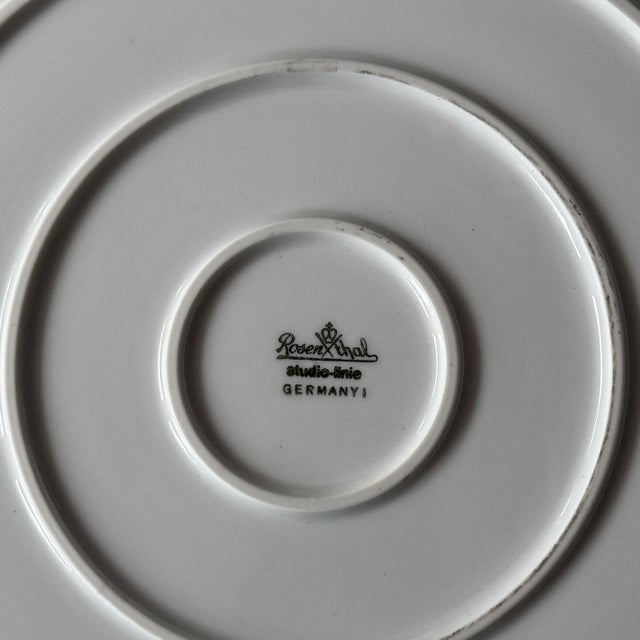 Rosenthal Romance in Yellow Cake Plate by Björn Wiinblad for Rosenthal, 1978 For Sale - Image 4 of 6