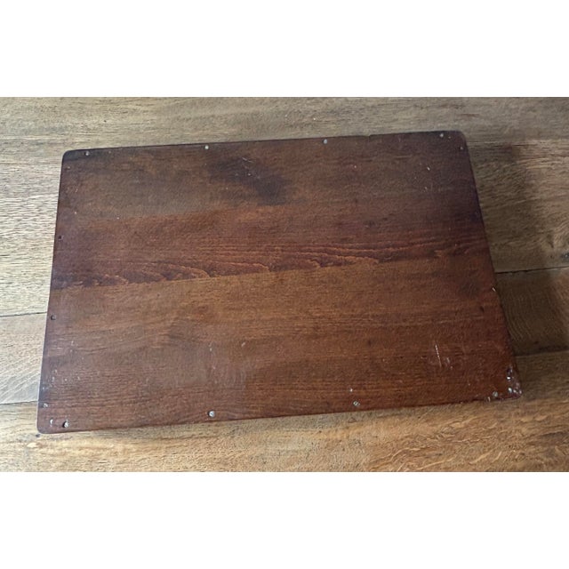 Edwardian English Wood Serving Tray For Sale In Naples, FL - Image 6 of 6