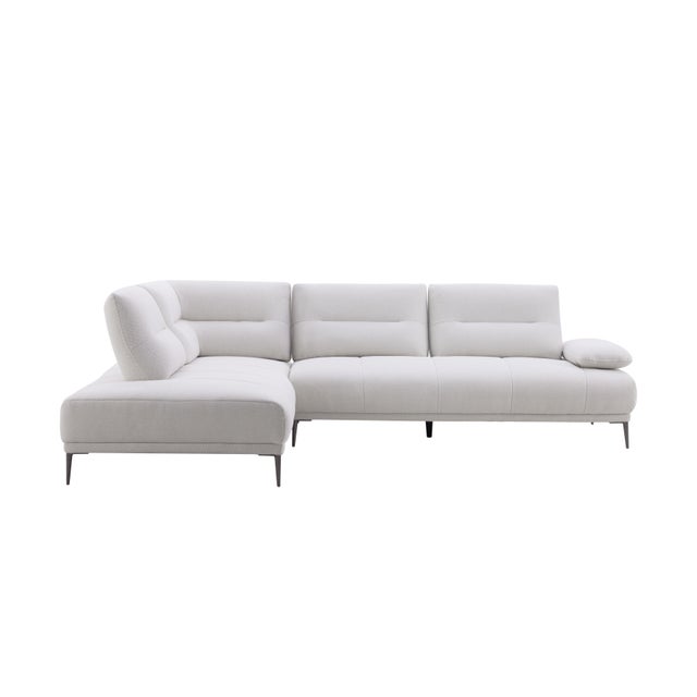 Manhattan Left-Chaise Sectional Sofa With Adjustable Backrests For Sale - Image 11 of 12