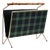 Mid-Century Modern Magazine Holder with Bamboo Handle, Belgium, 1960s For Sale