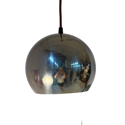 Chrome Topan Globe Lamp from Verner Panton For Sale