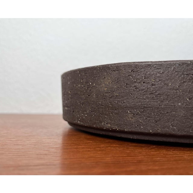 Mid-Century Modern Danish Studio Pottery Brutalist Bowl from Lehmann Pottery, 1960s For Sale - Image 6 of 18