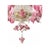 Venetian Pink Floreal Murano Glass Chandelier by Simoeng For Sale - Image 10 of 14