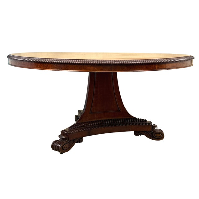 Large Regency Mahogany Hall Centre Table, 1820 For Sale - Image 13 of 13