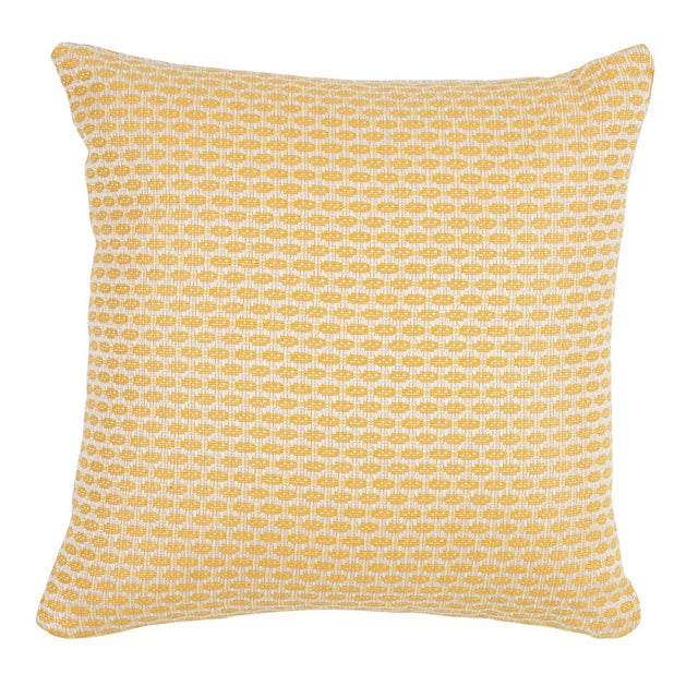 Contemporary Schumacher Hickox Indoor & Outdoor 18" Pillow in Yellow For Sale - Image 3 of 3