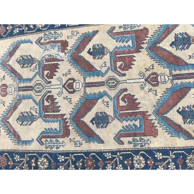 Antique Kurdish Rug For Sale - Image 5 of 18