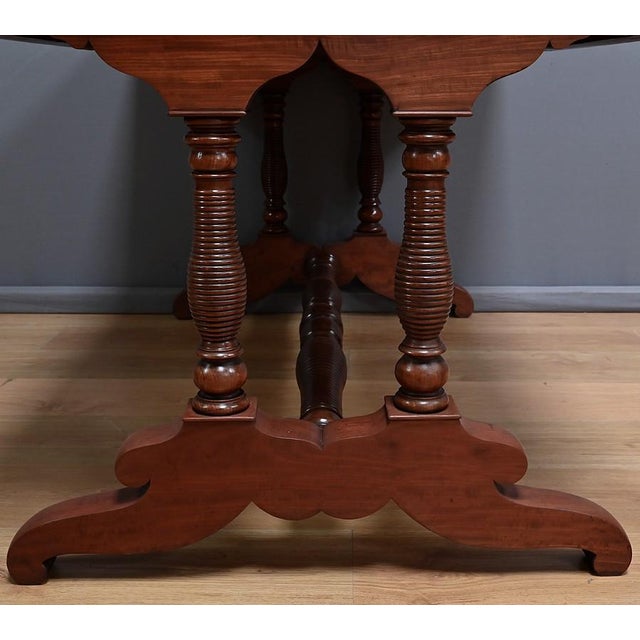 Louis-Philippe Desk in Mahogany For Sale - Image 11 of 18