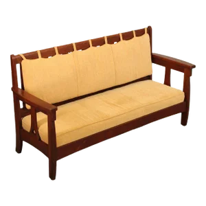 Limbert Antique Arts & Crafts Oak Settle Sofa