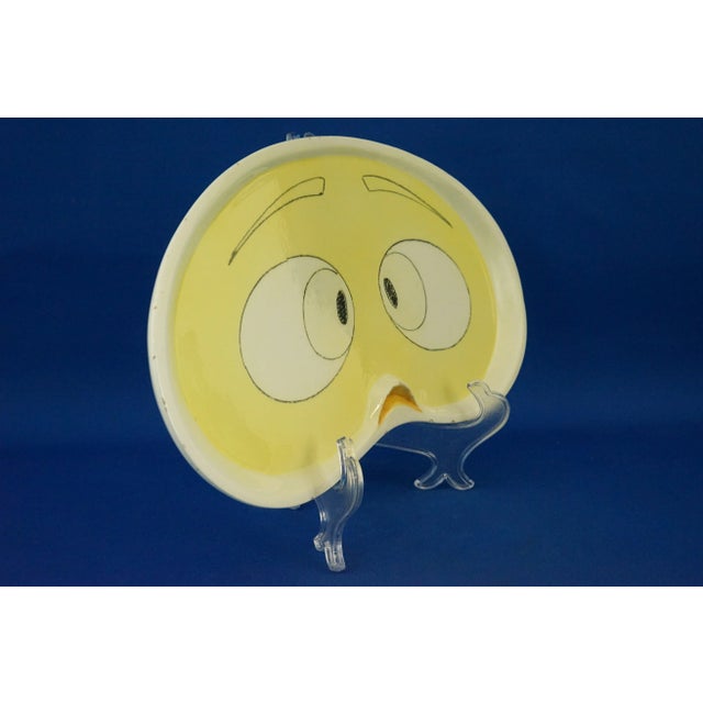 Delightful tray in vitrified casting ceramic, ceramic with the addition of kaolin also defined as soft porcelain, entirely...