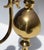 Late 20th Century Mid-Century Modern Cast Brass Candle Holder Wall Sconces - A Pair For Sale - Image 11 of 17